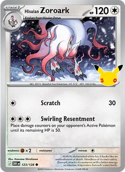 Hisuian Zoroark (30th Celebration #123)