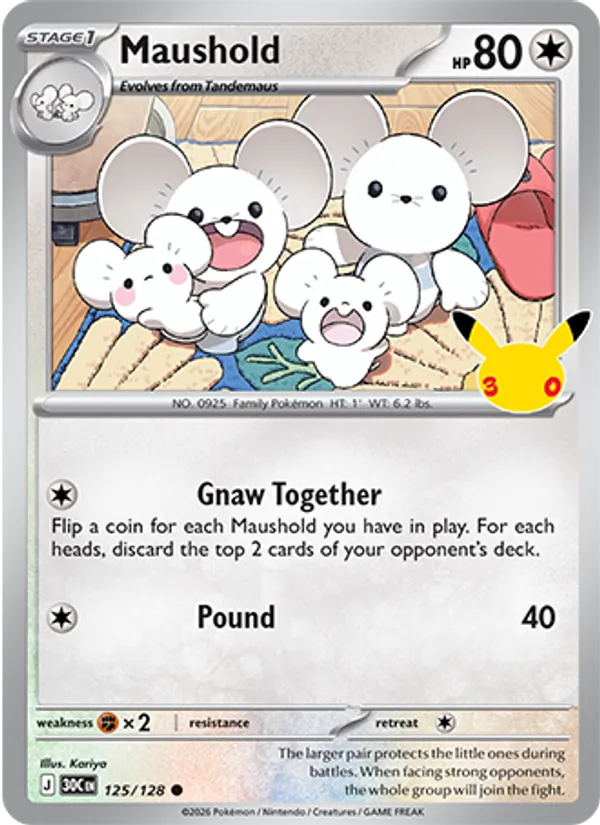 Maushold — 30th Celebration #125 (Pokémon TCG card)