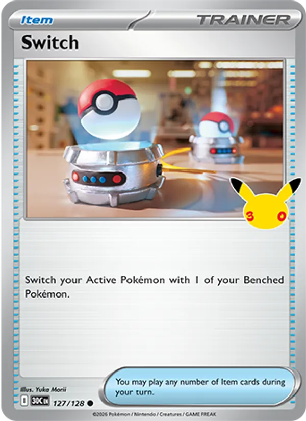 Switch — 30th Celebration #127 (Pokémon TCG card)