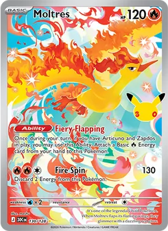 Moltres (30th Celebration #130)
