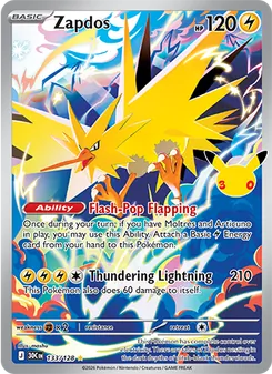 Zapdos (30th Celebration #133)