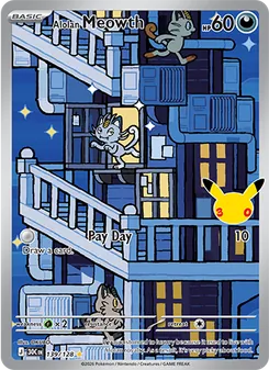Alolan Meowth (30th Celebration #139)