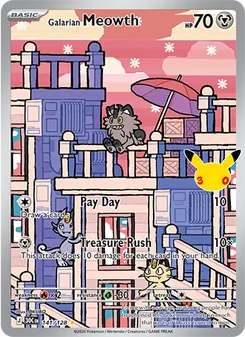 Galarian Meowth (30th Celebration #141)