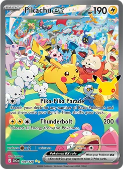 Pikachu ex (30th Celebration #149)