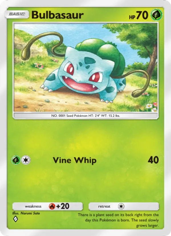 Bulbasaur — Genetic Apex #001 (Pokémon TCG card)