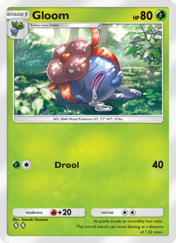 Gloom — Genetic Apex #012 (Pokémon TCG card)