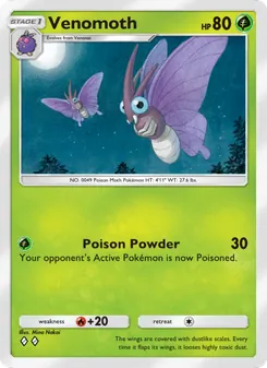 Venomoth (Genetic Apex #017)