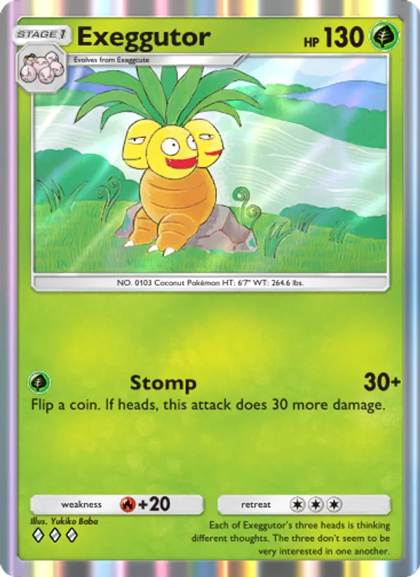 Exeggutor — Genetic Apex #022 (Pokémon TCG card)