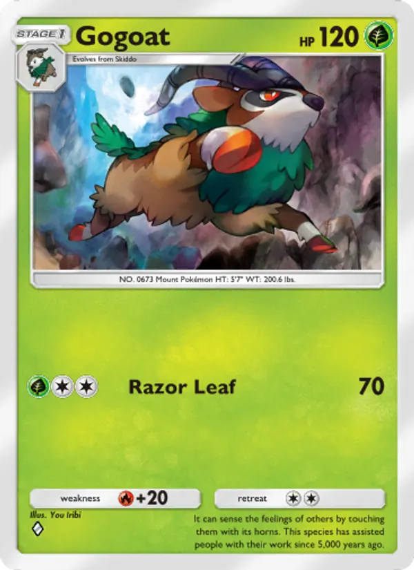 Gogoat — Genetic Apex #032 (Pokémon TCG card)
