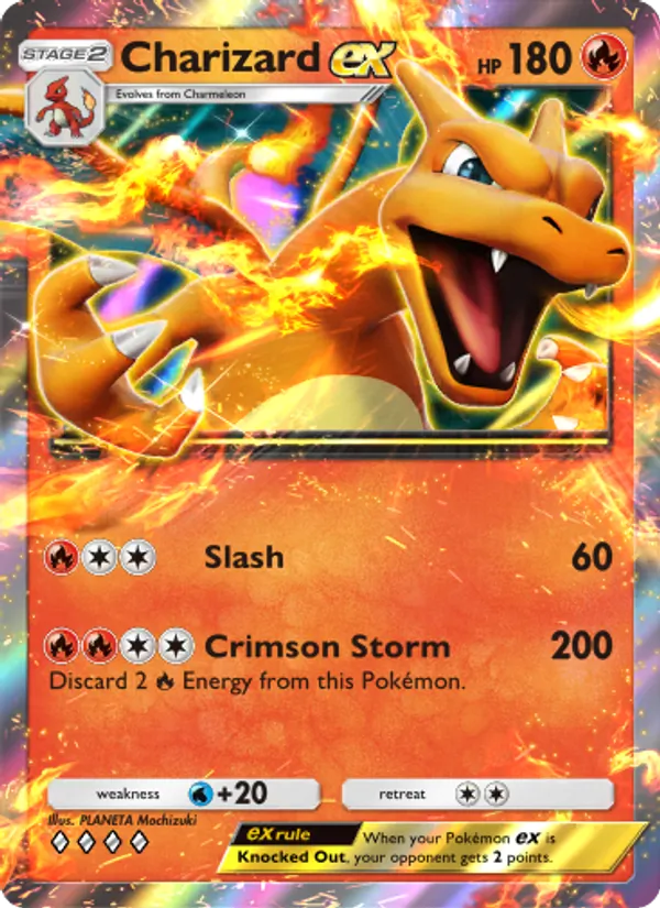 Charizard ex — Genetic Apex #036 (Pokémon TCG card)
