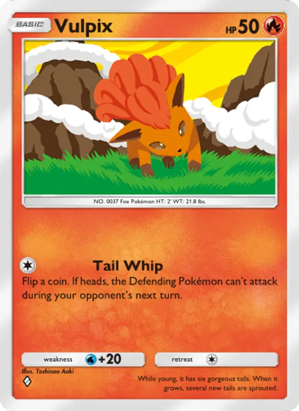 Vulpix — Genetic Apex #037 (Pokémon TCG card)