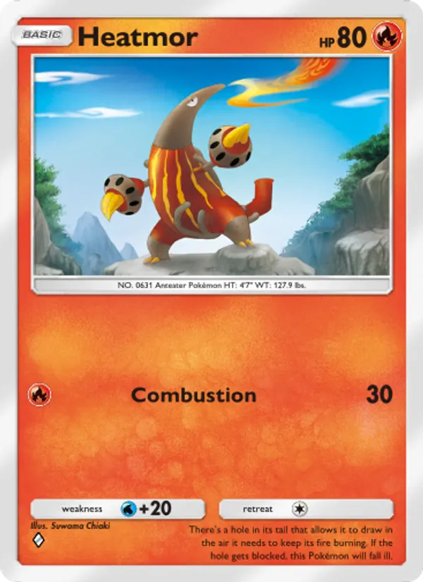 Heatmor — Genetic Apex #048 (Pokémon TCG card)