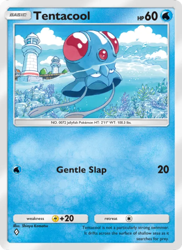 Tentacool — Genetic Apex #062 (Pokémon TCG card)