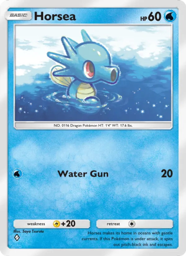 Horsea — Genetic Apex #070 (Pokémon TCG card)