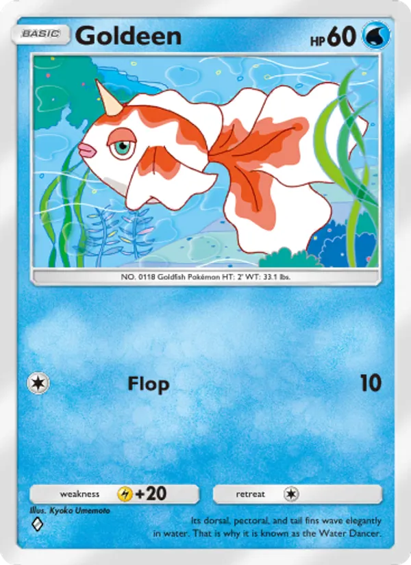 Goldeen — Genetic Apex #072 (Pokémon TCG card)