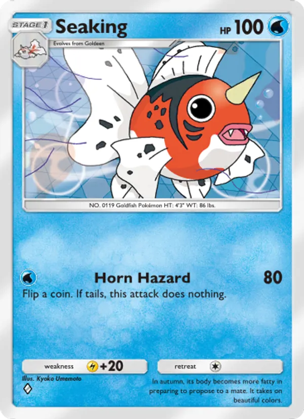 Seaking — Genetic Apex #073 (Pokémon TCG card)