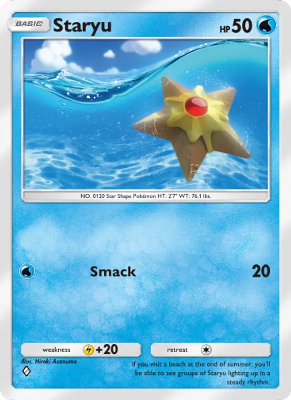 Staryu — Genetic Apex #074 (Pokémon TCG card)