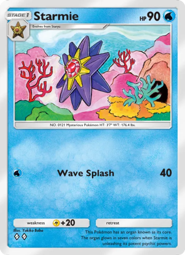 Starmie — Genetic Apex #075 (Pokémon TCG card)