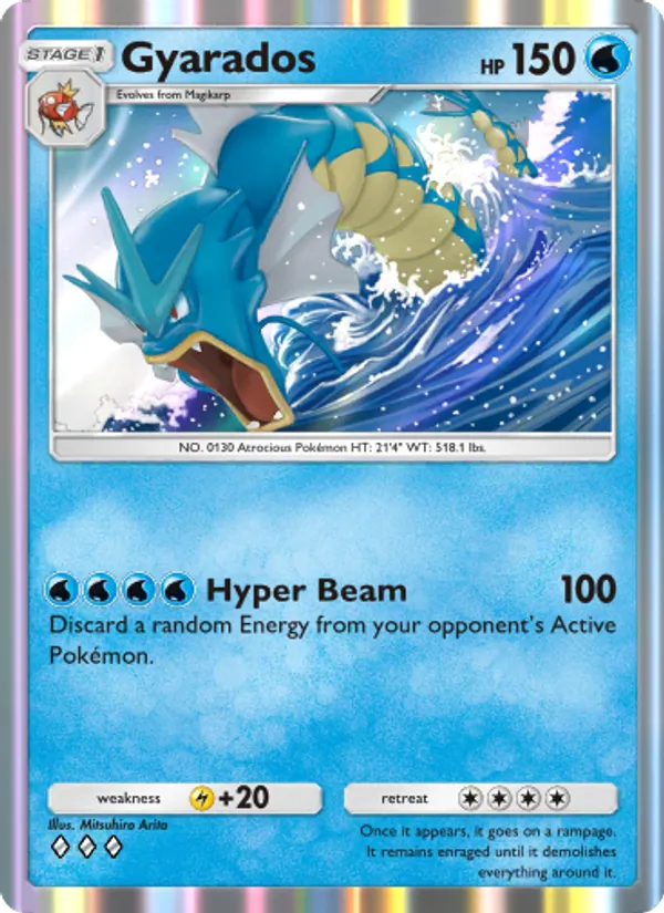 Gyarados — Genetic Apex #078 (Pokémon TCG card)