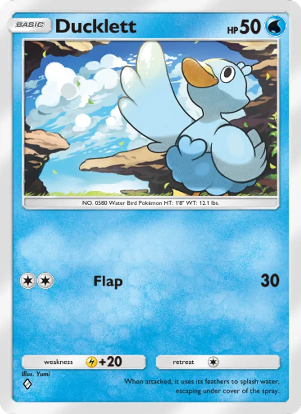 Ducklett — Genetic Apex #085 (Pokémon TCG card)