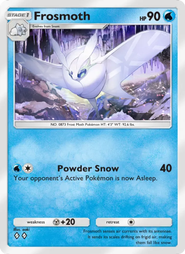 Frosmoth — Genetic Apex #093 (Pokémon TCG card)