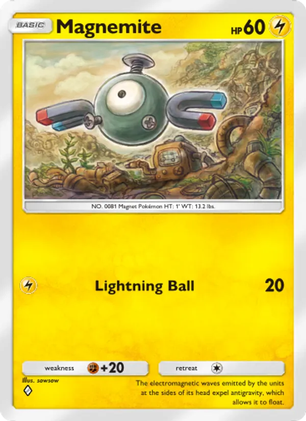 Magnemite — Genetic Apex #097 (Pokémon TCG card)