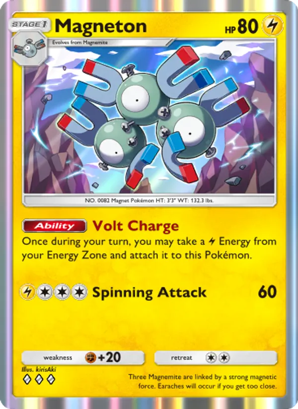 Magneton — Genetic Apex #098 (Pokémon TCG card)