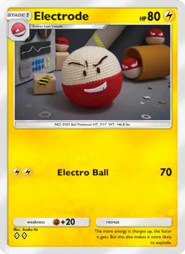 Electrode — Genetic Apex #100 (Pokémon TCG card)