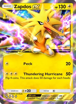 Zapdos ex (Genetic Apex #104)
