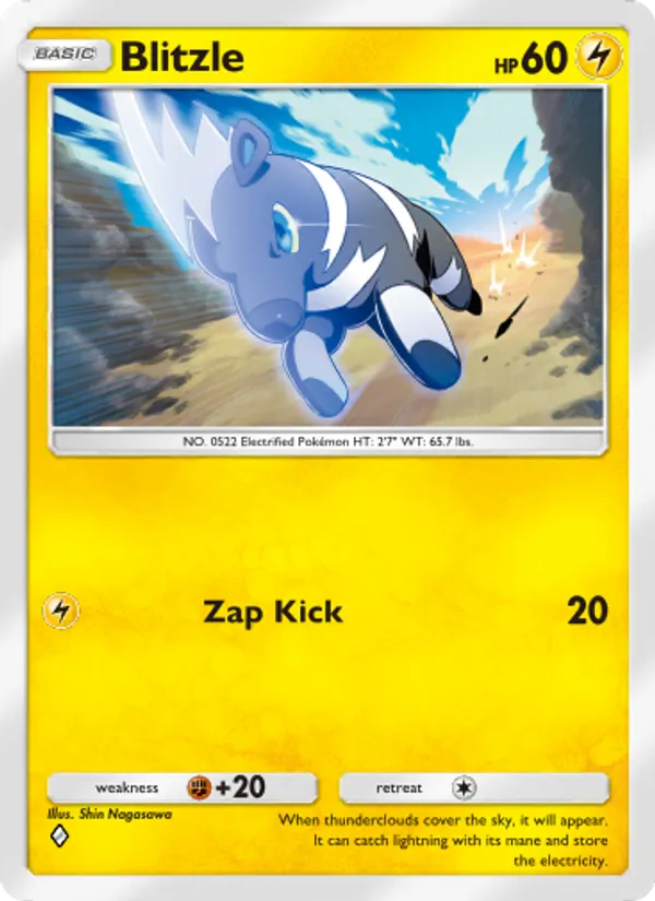 Blitzle — Genetic Apex #105 (Pokémon TCG card)