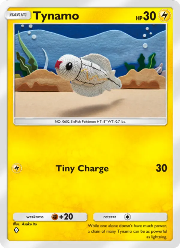 Tynamo — Genetic Apex #107 (Pokémon TCG card)