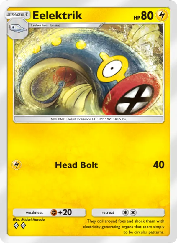 Eelektrik — Genetic Apex #108 (Pokémon TCG card)