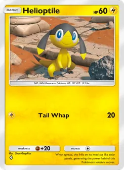 Helioptile (Genetic Apex #110)