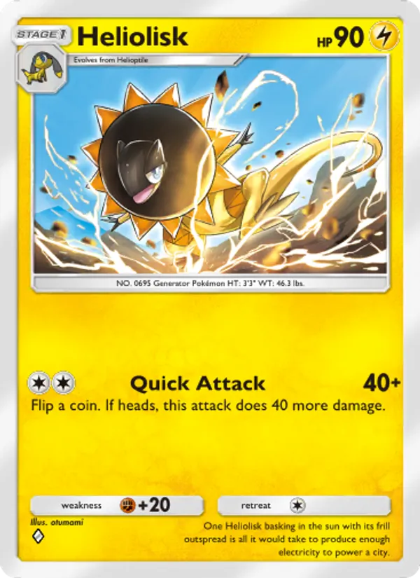 Heliolisk — Genetic Apex #111 (Pokémon TCG card)