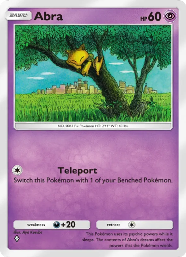 Abra — Genetic Apex #115 (Pokémon TCG card)