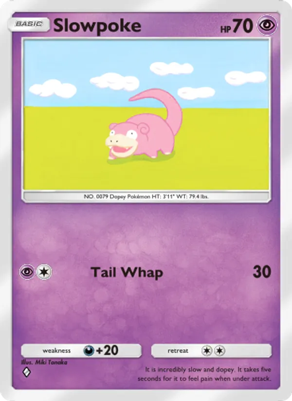 Slowpoke — Genetic Apex #118 (Pokémon TCG card)