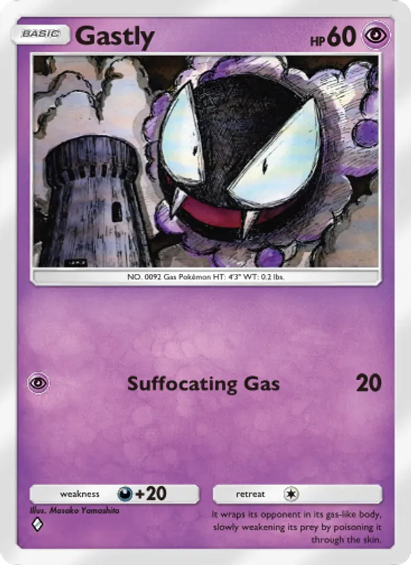 Gastly — Genetic Apex #120 (Pokémon TCG card)