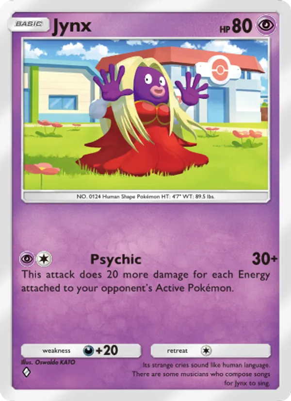 Jynx — Genetic Apex #127 (Pokémon TCG card)