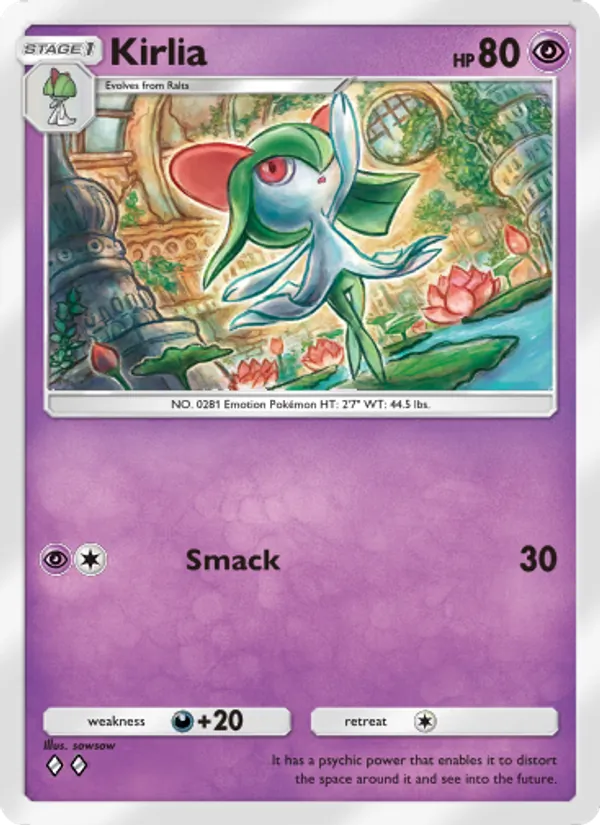 Kirlia — Genetic Apex #131 (Pokémon TCG card)