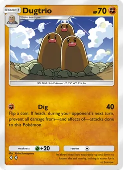 Dugtrio (Genetic Apex #140)