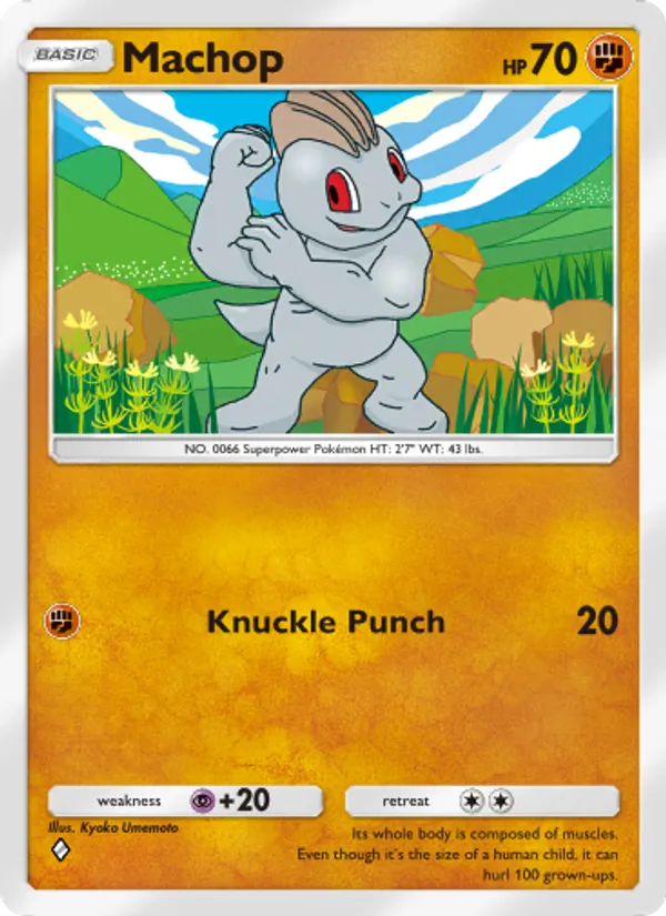 Machop — Genetic Apex #143 (Pokémon TCG card)