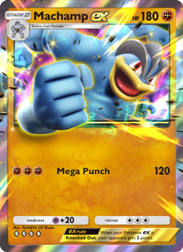 Machamp ex — Genetic Apex #146 (Pokémon TCG card)