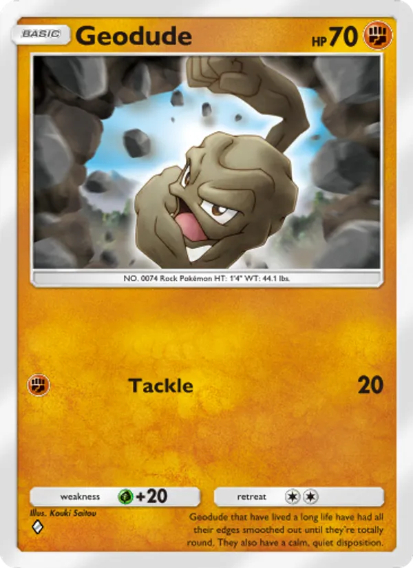 Geodude — Genetic Apex #147 (Pokémon TCG card)