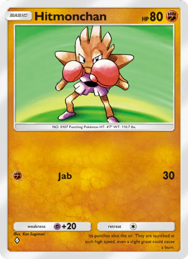 Hitmonchan — Genetic Apex #155 (Pokémon TCG card)