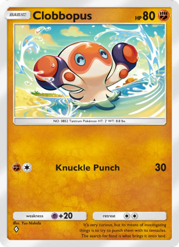 Clobbopus — Genetic Apex #162 (Pokémon TCG card)