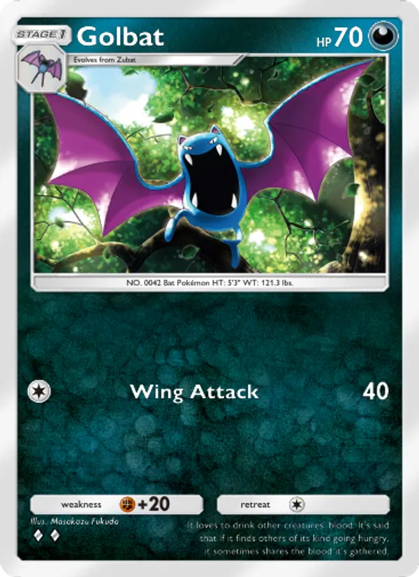 Golbat — Genetic Apex #173 (Pokémon TCG card)