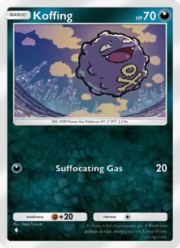 Koffing — Genetic Apex #176 (Pokémon TCG card)