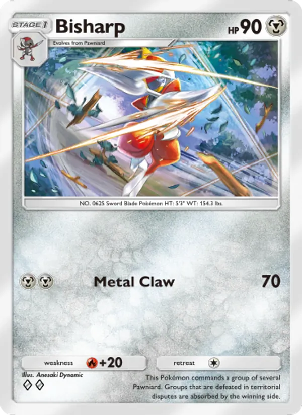 Bisharp — Genetic Apex #180 (Pokémon TCG card)