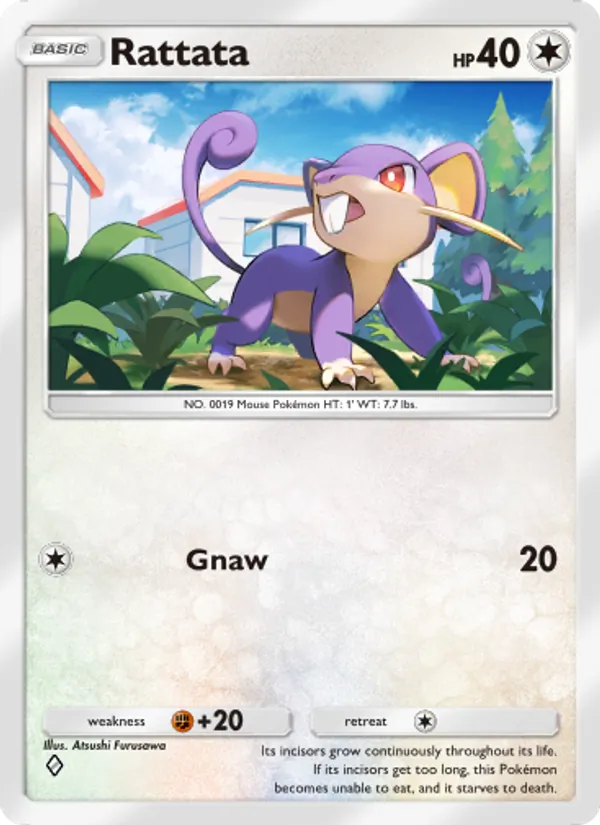 Rattata — Genetic Apex #189 (Pokémon TCG card)