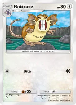 Raticate (Genetic Apex #190)